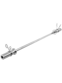 Гриф прямой 120 см, d=50 мм, вес 6,3 кг, с замками