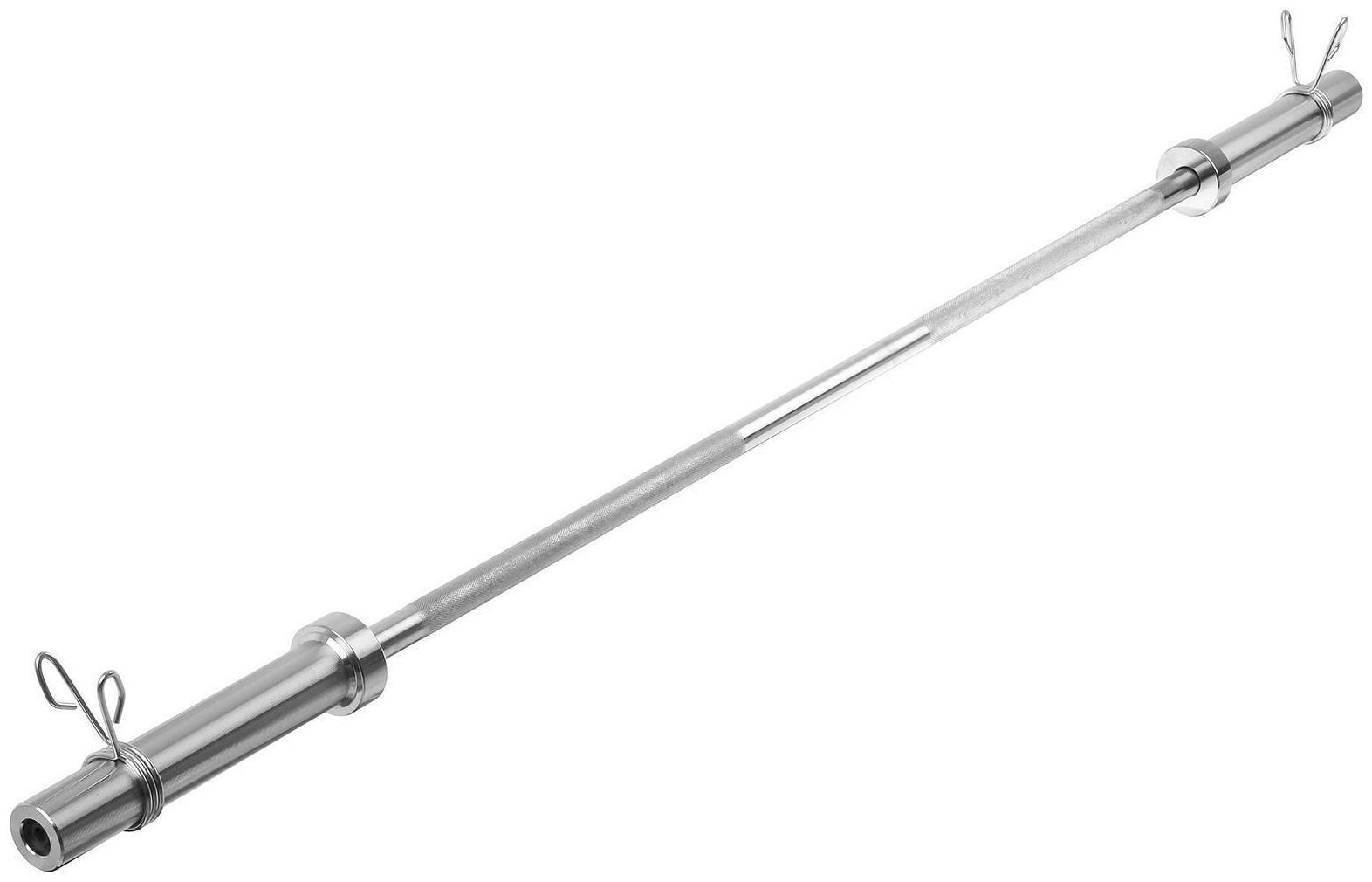 Гриф прямой 180 см, d=50 мм, вес 11 кг, с замками