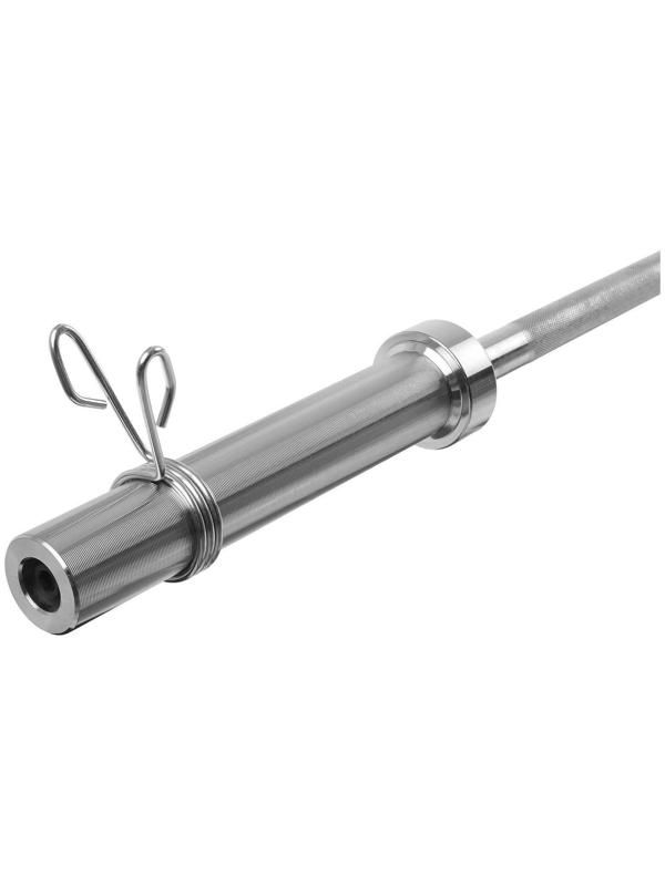 Гриф прямой 180 см, d=50 мм, вес 11 кг, с замками