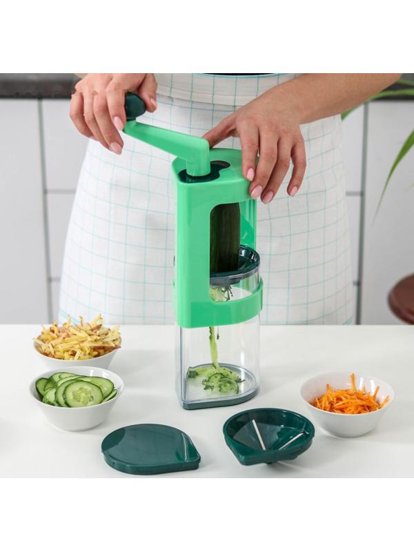 Овощерезка механическая «Отрада», 2 насадки