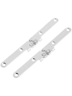 Петля ломберная плоская 130х15 мм сталь, цвет цинк, 2 шт.