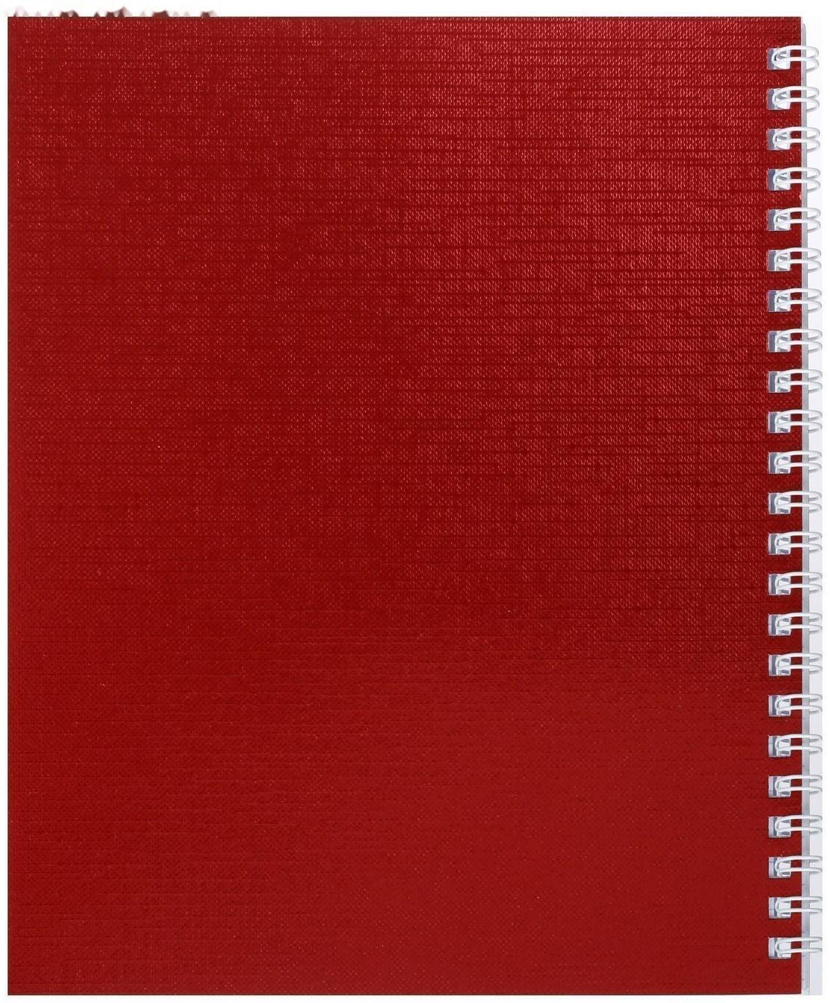 Тетрадь 48 листов в клетку, на гребне METALLIC 