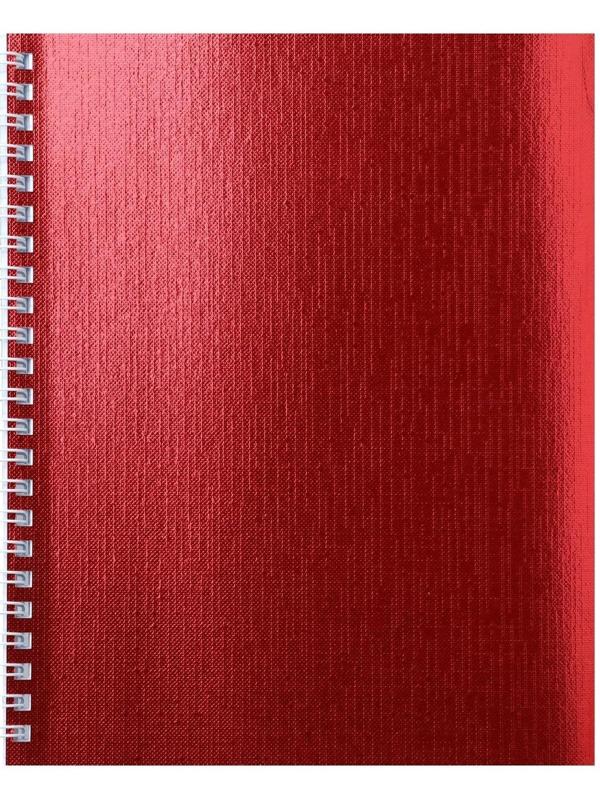 Тетрадь 48 листов в клетку, на гребне METALLIC 