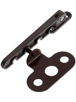 Ограничитель оконный для ПВХ, коричневый