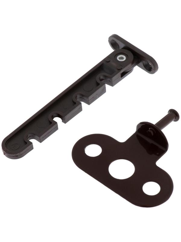 Ограничитель оконный для ПВХ, коричневый