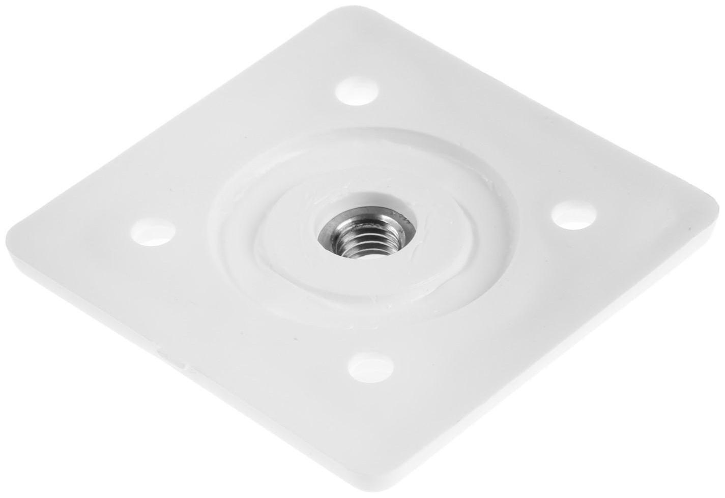 Держатель ножки табурета М10 мм, белый, 2 шт.