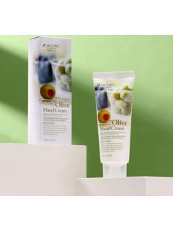 Увлажняющий крем для рук с экстрактом оливы 3W CLINIC Moisturizing Olive Hand Cream, 100 мл