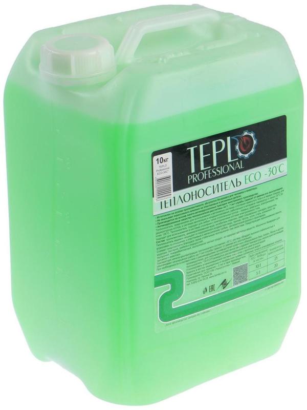 Теплоноситель TEPLO Professional ECO - 30, основа пропиленгликоль, 10 кг