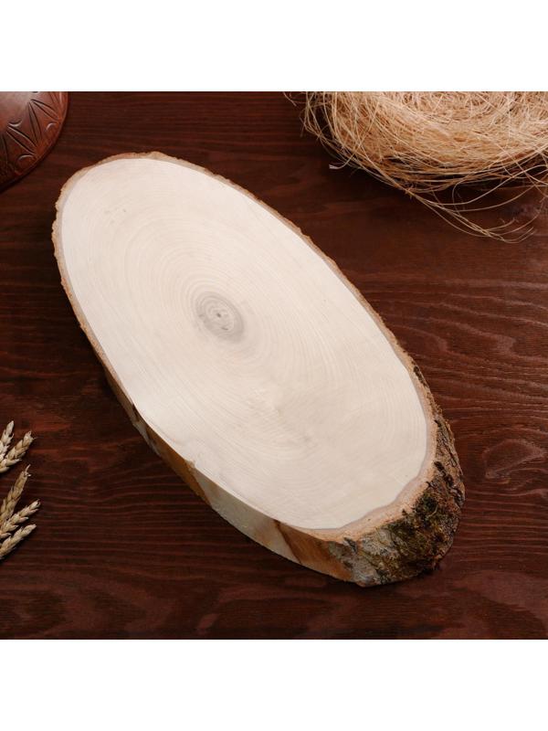 Спил осины, косой, 45х20 ±2см
