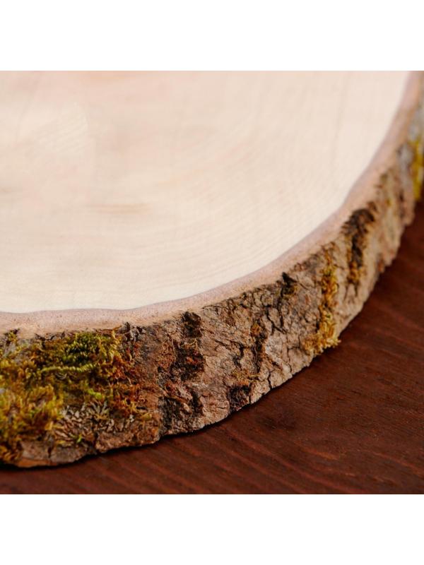 Спил осины, косой, 45х20 ±2см