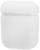 Чехол LuazON для футляра AirPods 1/2, мат. верха: силикон, 56х24х47 мм, люминесцентный белый