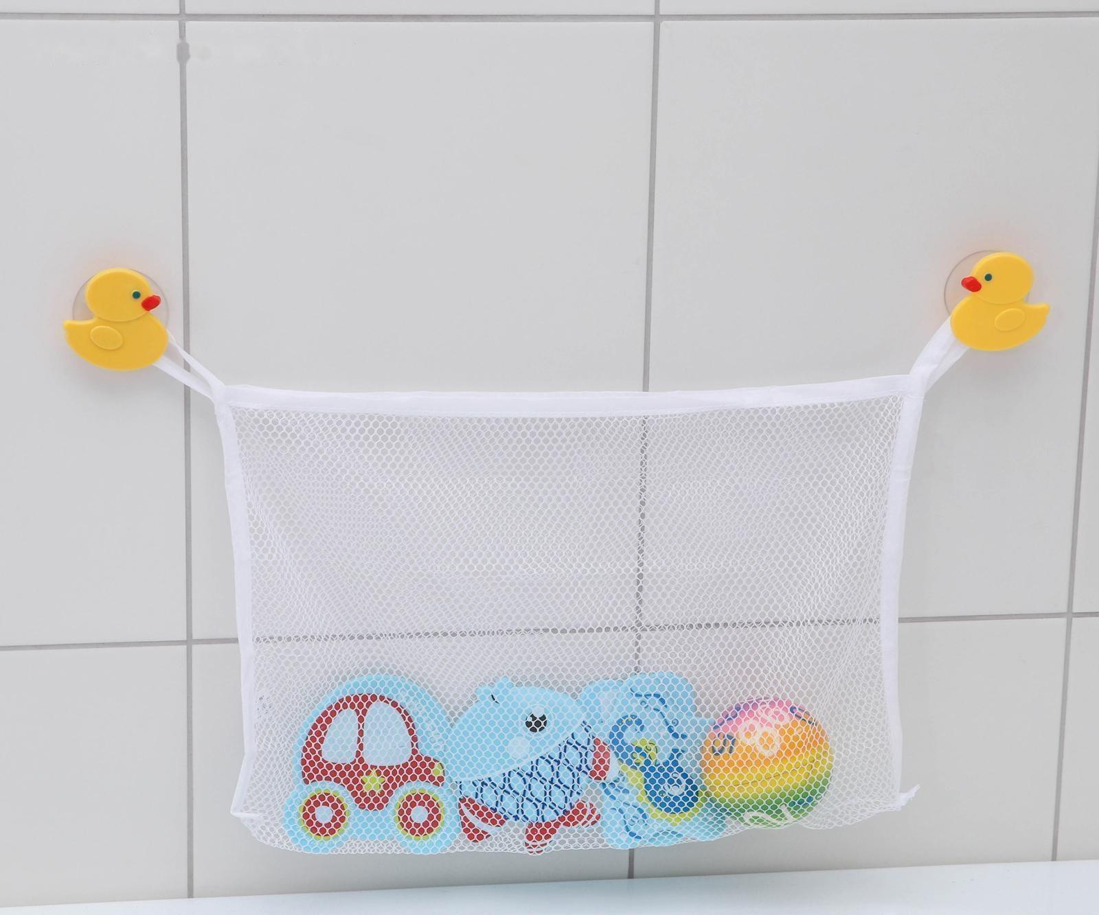 Сетка для игрушек и мелочей на присосках Доляна «Утята», 38×27 см