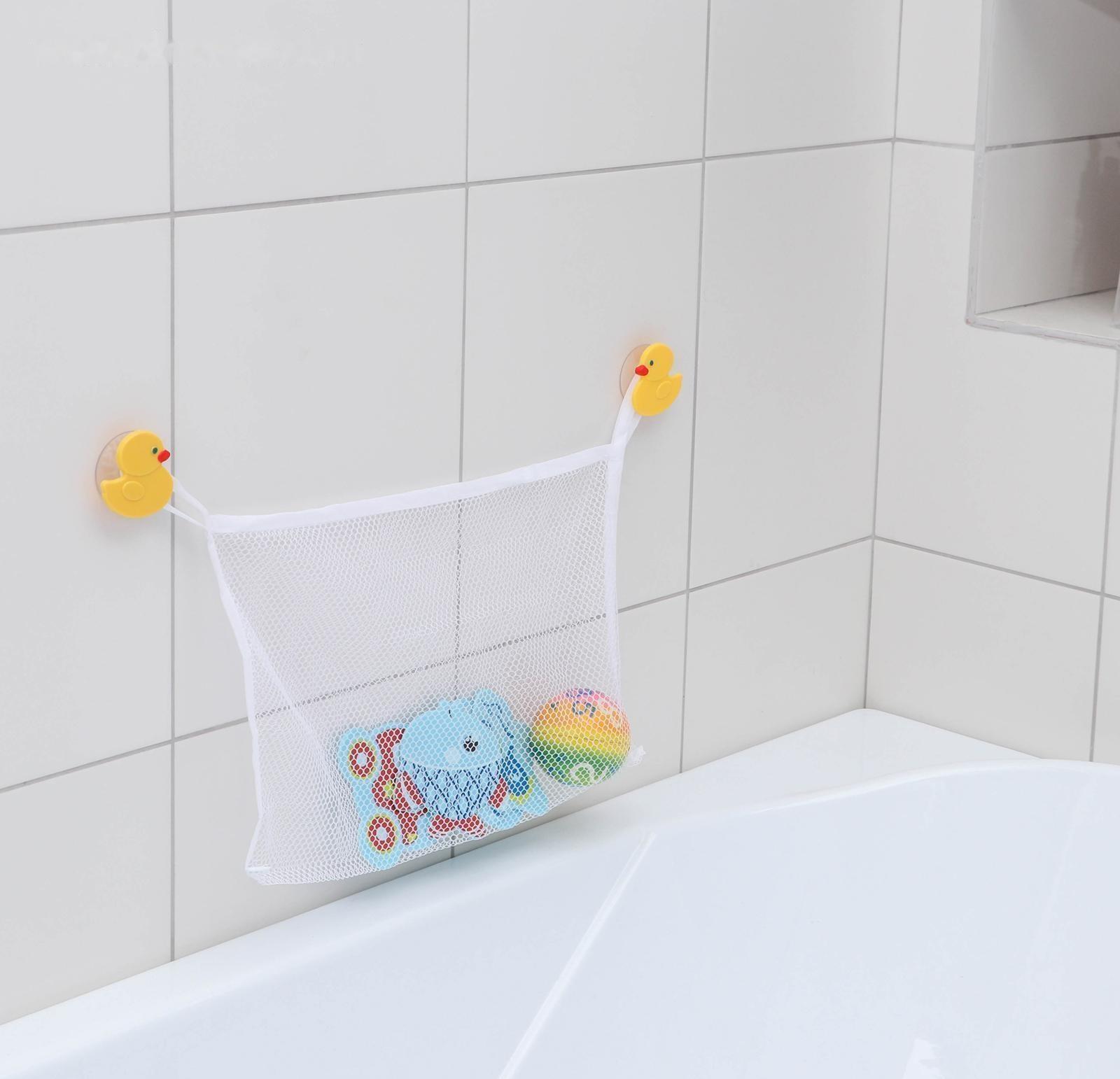 Сетка для игрушек и мелочей на присосках Доляна «Утята», 38×27 см