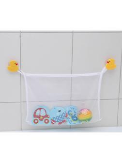 Сетка для игрушек и мелочей на присосках Доляна «Утята», 38×27 см