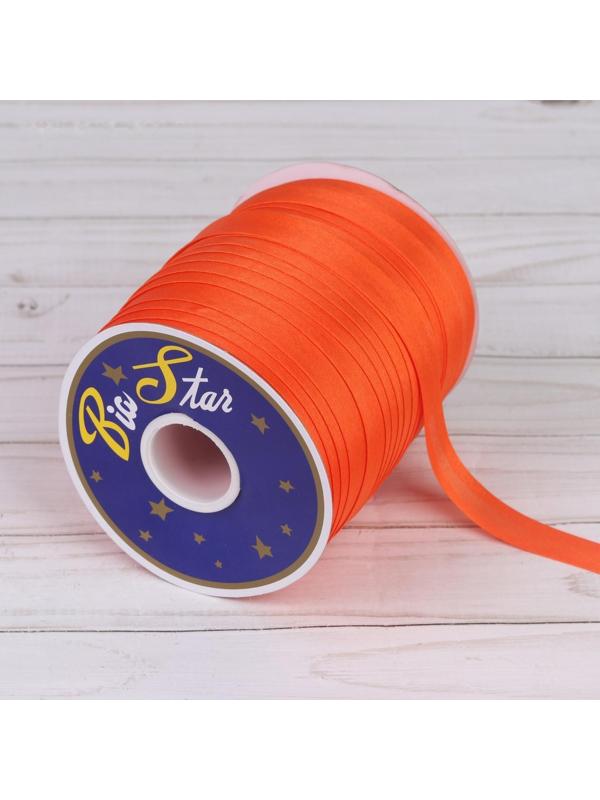 Косая бейка, 15 мм × 132 м, цвет оранжевый F157