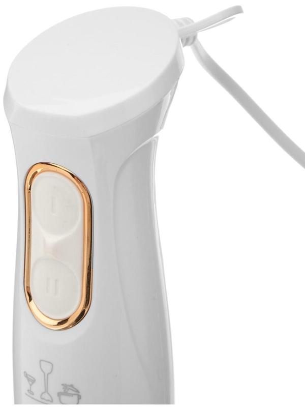 Блендер Centek CT-1347, погружной, 800 Вт, 0.6 л, 2 скорости, белый