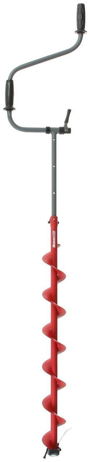 Ледобур BURAN 100L, левое вращение, цельнотянутый шнек, LB-100L