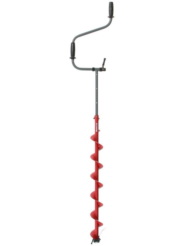 Ледобур BURAN 100L, левое вращение, цельнотянутый шнек, LB-100L