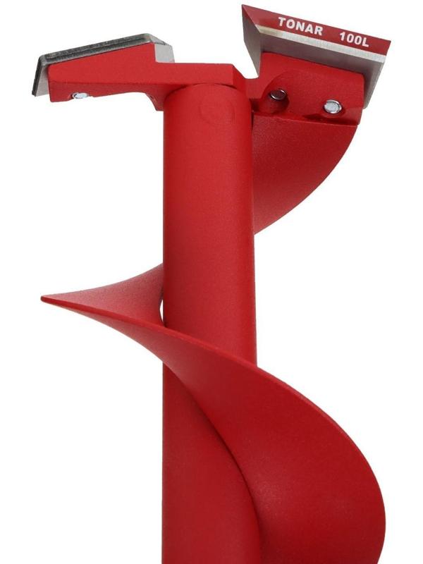 Ледобур BURAN 100L, левое вращение, цельнотянутый шнек, LB-100L