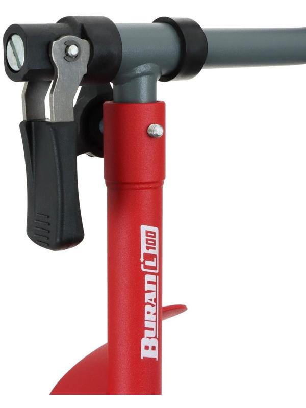 Ледобур BURAN 100L, левое вращение, цельнотянутый шнек, LB-100L