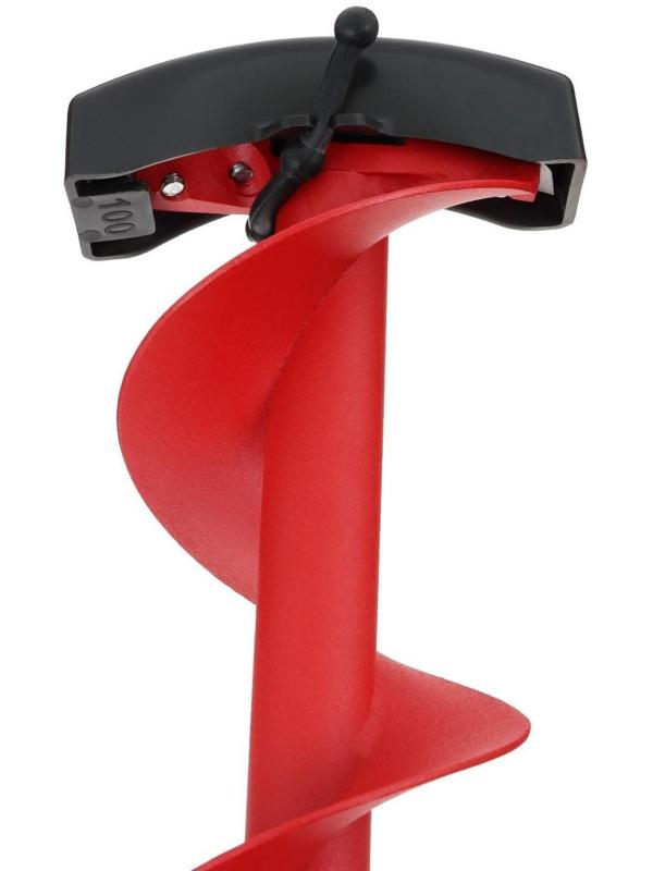 Ледобур BURAN 100L, левое вращение, цельнотянутый шнек, LB-100L