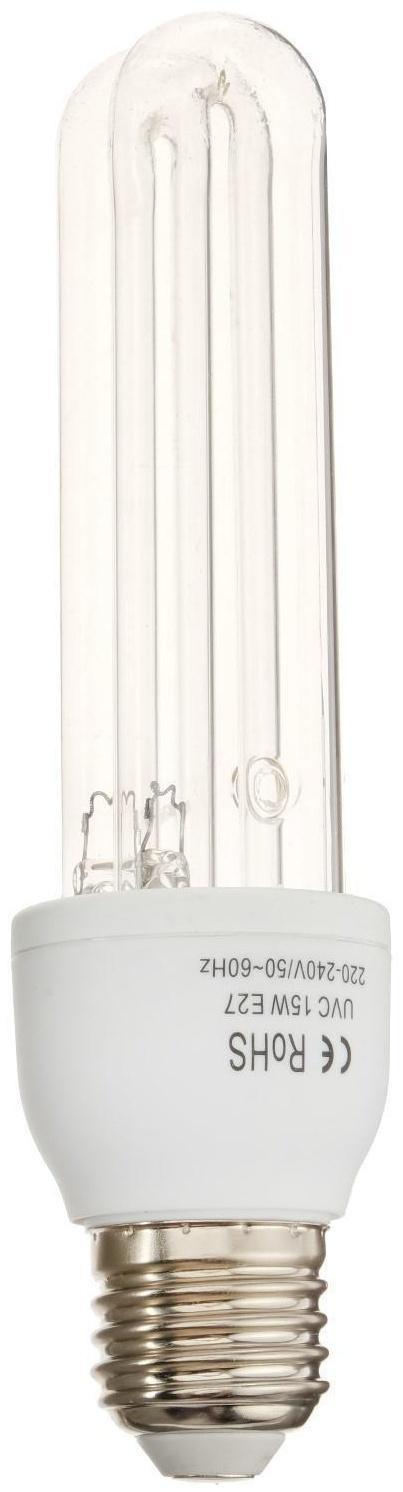 Лампа ультрафиолетового света, Е27, 15 Вт, 220 В, озонирование, до 27 м2