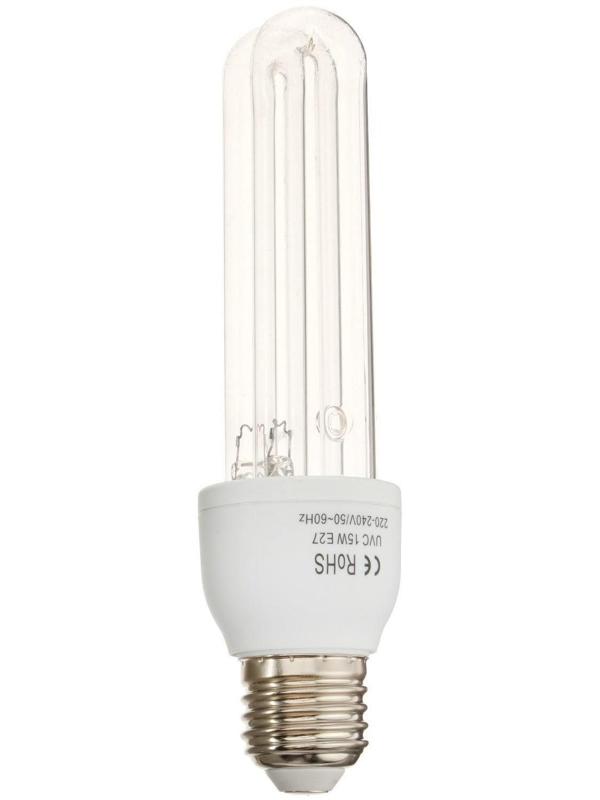 Лампа ультрафиолетового света, Е27, 15 Вт, 220 В, озонирование, до 27 м2