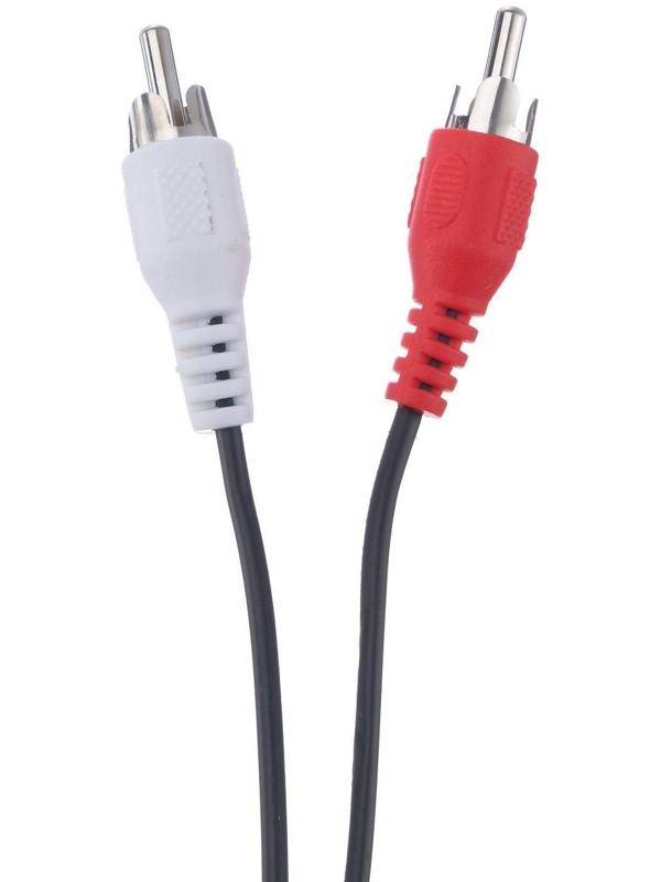 Кабель-переходник аудио Cablexpert CCA-458, Jack 3.5 мм(m)-2xRCA(m), 2.5 м, черный