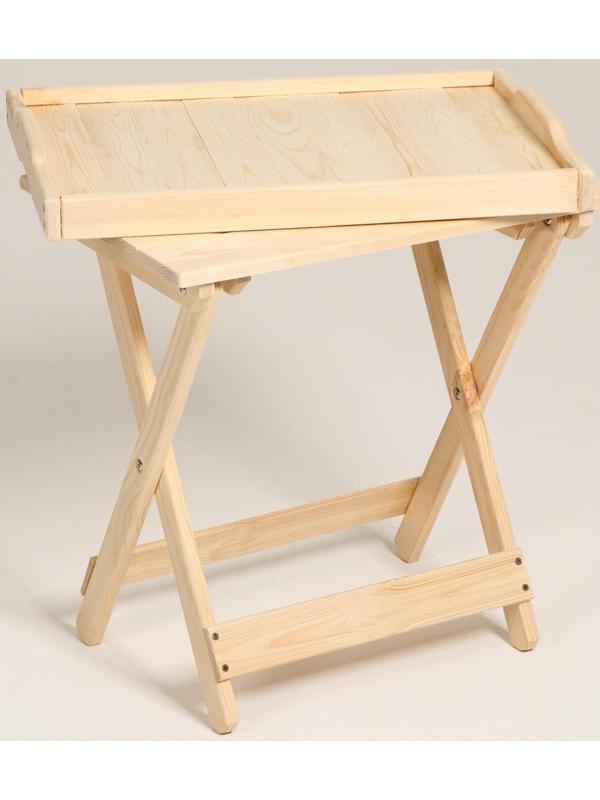 Столик для завтрака сервировочный со съемным подносом