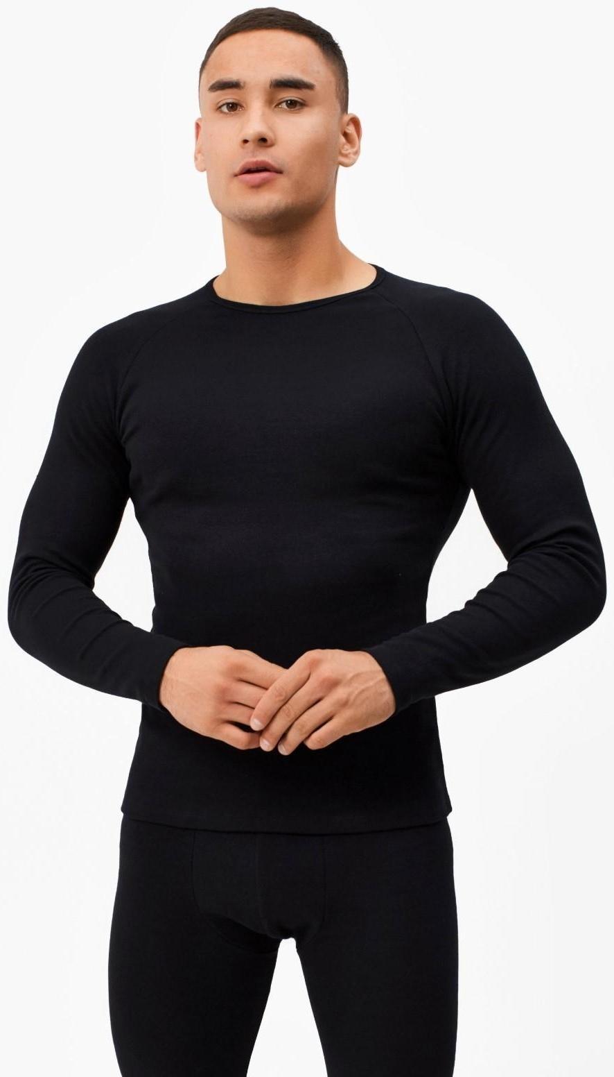 Термо комплект мужской (джемпер, брюки) цвет чёрный, р-р 58