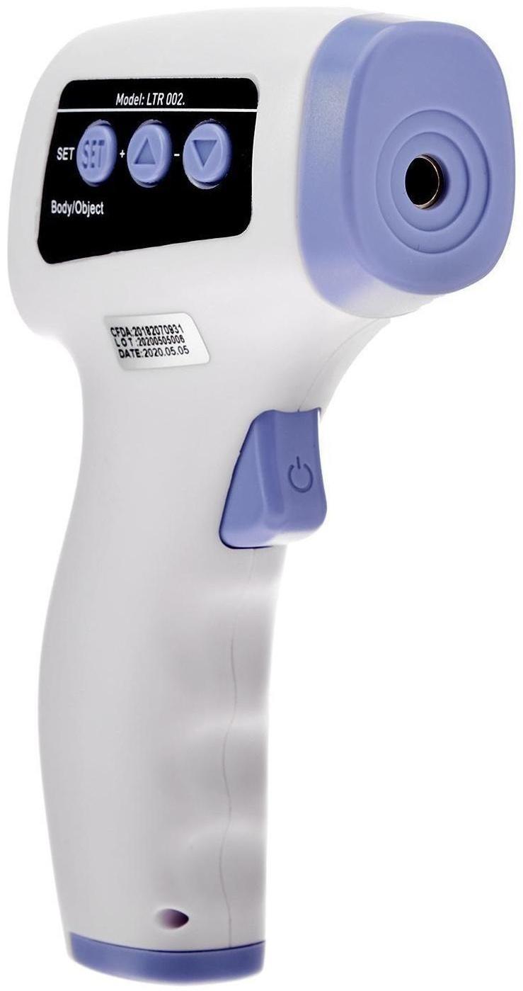Пирометр бесконтактный Luazon LTR 002, инфракрасный, ЖК-дисплей, 2хААА(не в комп), подсветка