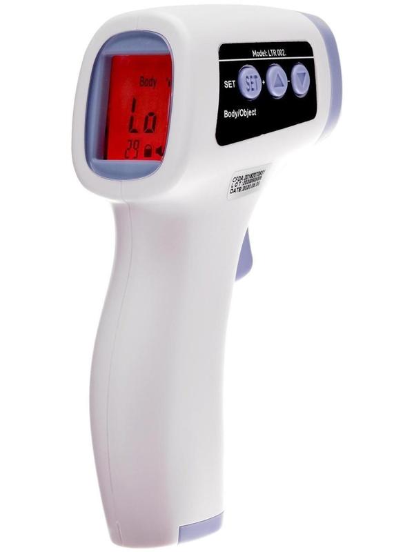 Пирометр бесконтактный Luazon LTR 002, инфракрасный, ЖК-дисплей, 2хААА(не в комп), подсветка