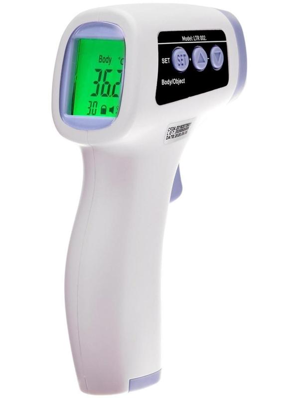 Пирометр бесконтактный Luazon LTR 002, инфракрасный, ЖК-дисплей, 2хААА(не в комп), подсветка