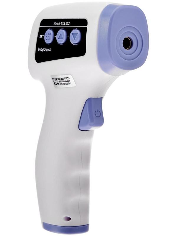 Пирометр бесконтактный Luazon LTR 002, инфракрасный, ЖК-дисплей, 2хААА(не в комп), подсветка