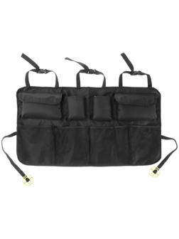 Органайзер на заднее сиденье 87 х 47 см, 8 карманов, черный