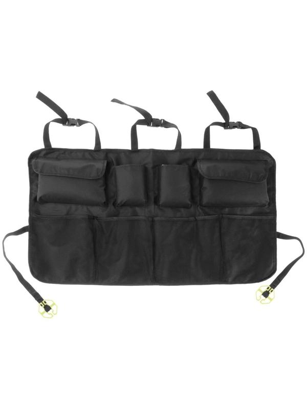 Органайзер на заднее сиденье 87 х 47 см, 8 карманов, черный