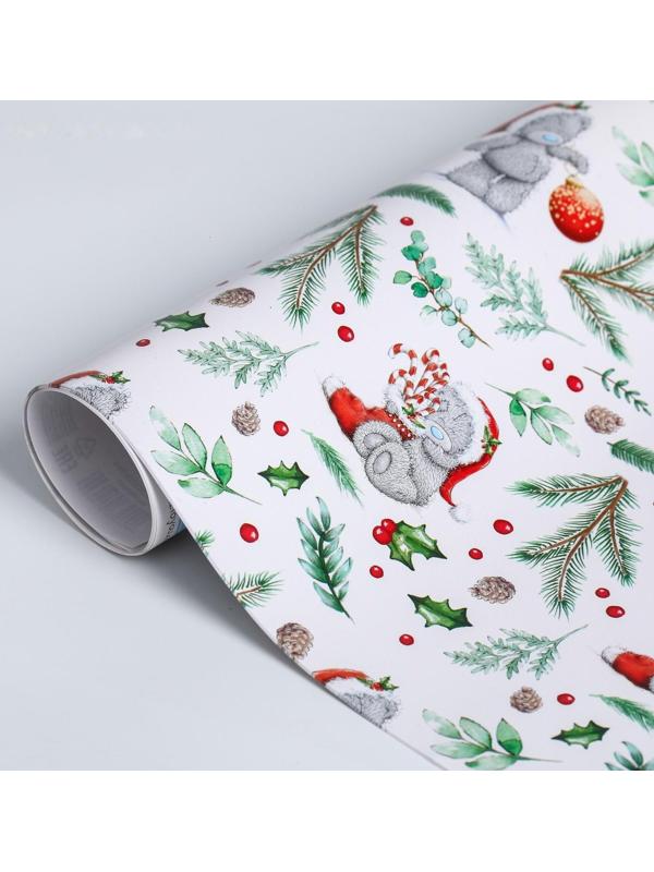 Бумага упаковочная глянцевая 