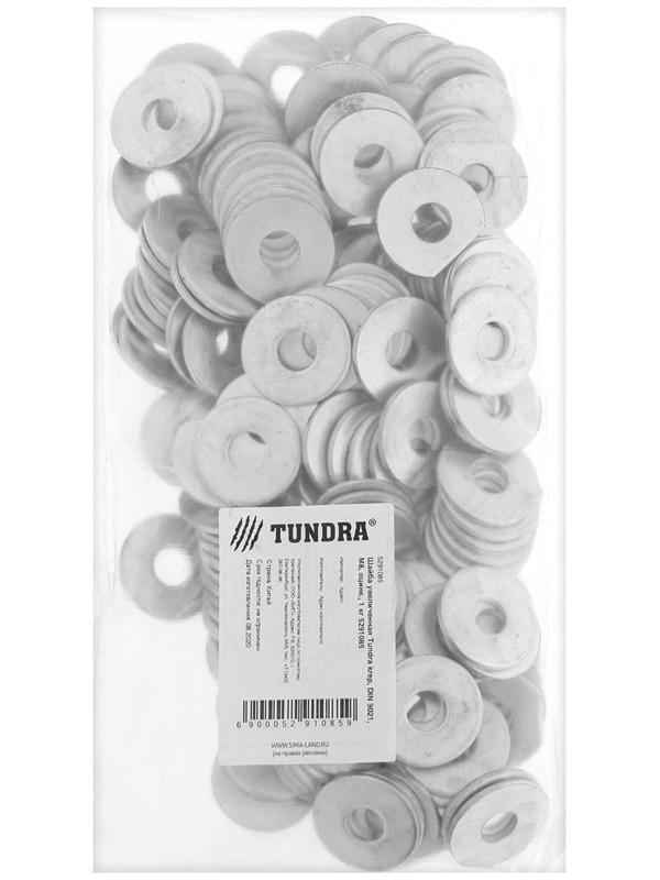 Шайба увеличенная ТУНДРА krep, DIN9021, М8, цинк, 1 кг