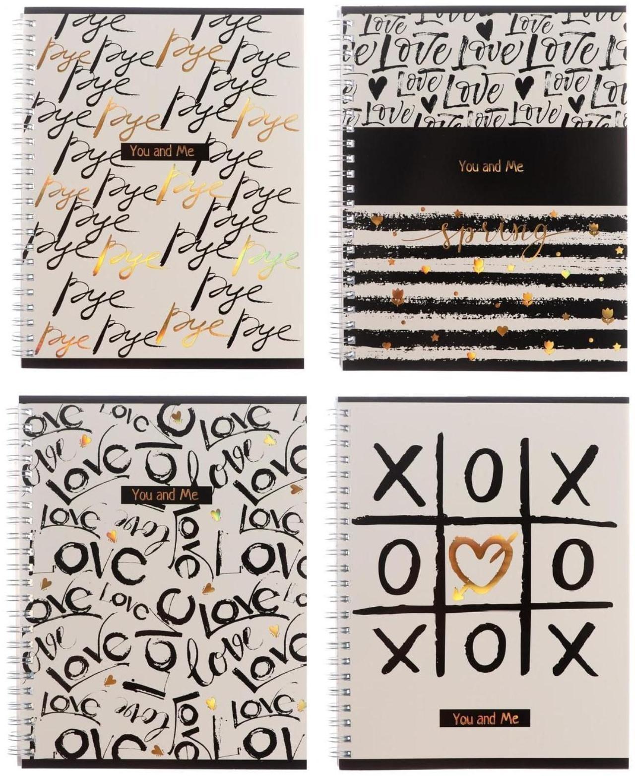 Тетрадь 80 листов в клетку на гребне 