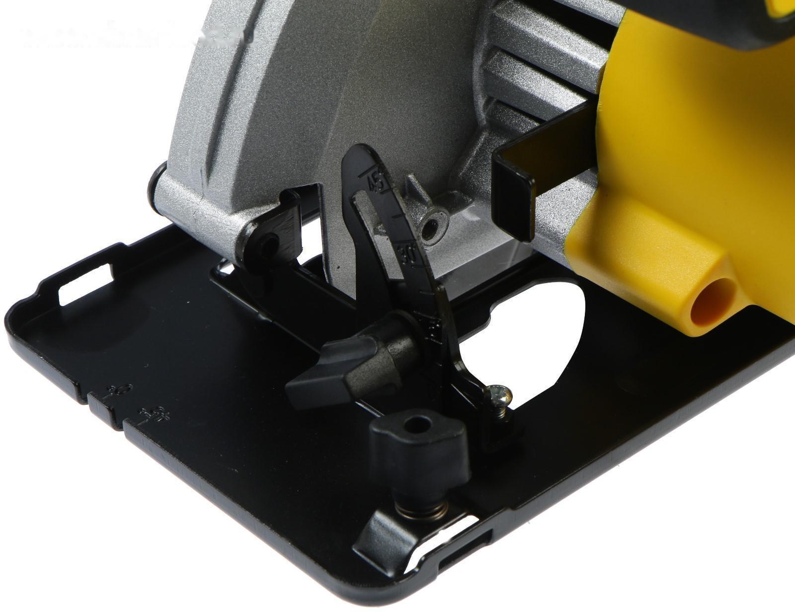 Пила циркулярная Kolner KCS 165/1400, 1400 Вт, 5000 об/мин, 165х16 мм, пропил 55 мм, 0-45°