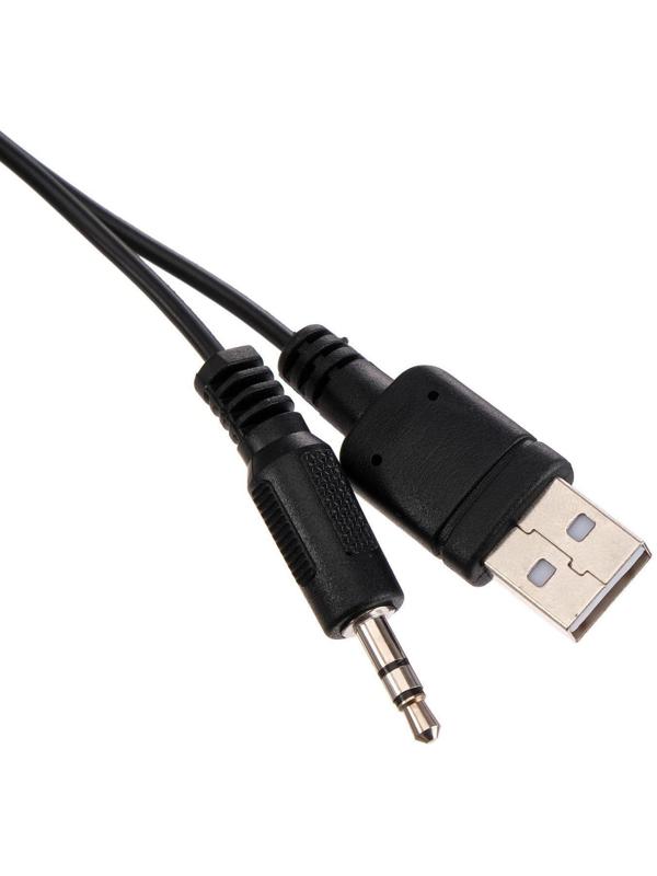 Компьютерные колонки 2.0 Qumo Rage AS005, 10 Вт, USB, чёрные