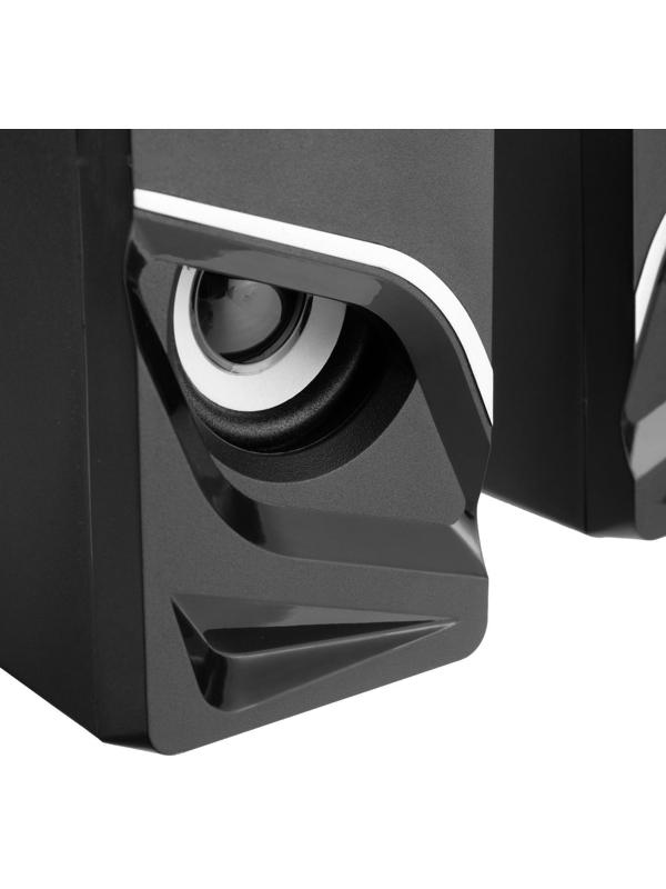 Компьютерные колонки 2.0 Qumo Rage AS005, 10 Вт, USB, чёрные