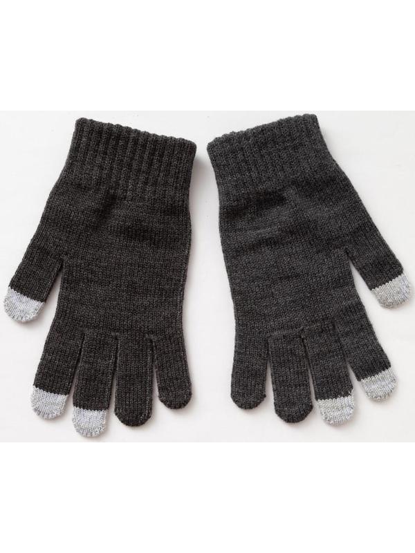 Перчатки мужские, цвет тёмно-серый, размер 22