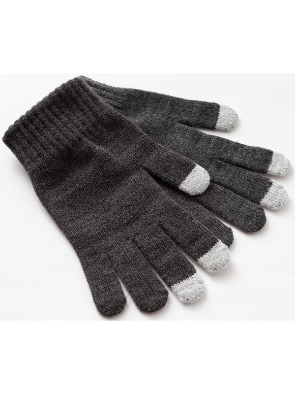 Перчатки мужские, цвет тёмно-серый, размер 22