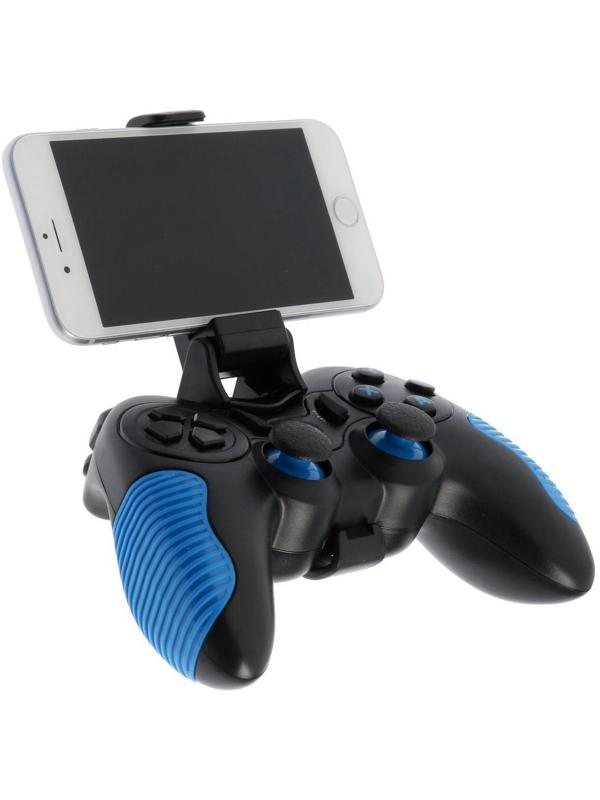 Геймпад Ritmix GP-033BTH, Bluetooth, для PC/iOS/Android, 350 мАч, черно-синий