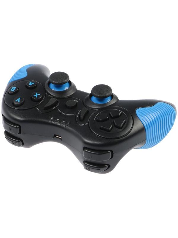 Геймпад Ritmix GP-033BTH, Bluetooth, для PC/iOS/Android, 350 мАч, черно-синий