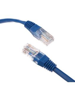 Патч-корд Gembird PP12e-20M/B, UTP 5е кат., RJ-45(m)-RJ-45(m), 20 м, синий