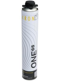 Пена монтажная KRONbuild ONE 65, всесезонная, 850 мл