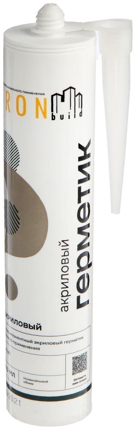 Герметик KRONbuild, акриловый, белый, 280 мл