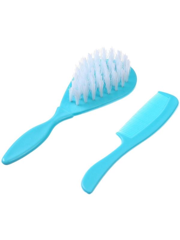 Набор детских расчесок, 2 шт., цвет зеленый/бирюзовый